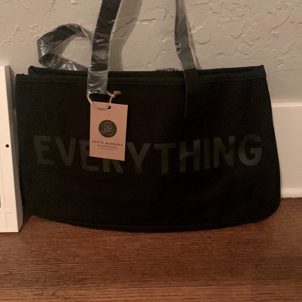 Santa Barbara Design Studio black tote NWT